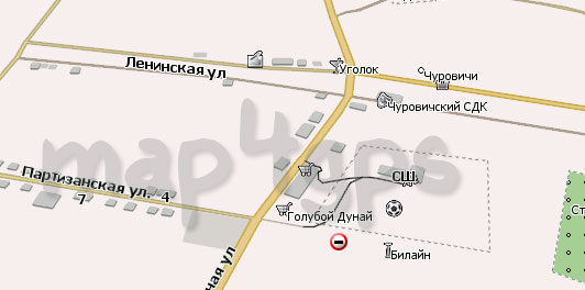 Карта Чуровичи Навител Навигатор