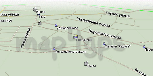 Карта Кулебаки Навител