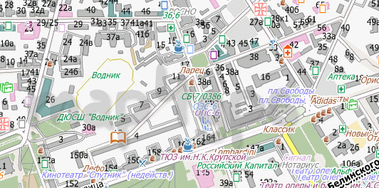 Карта Нижний Новгород City Guide
