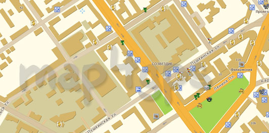 Карта Воронеж TourMap