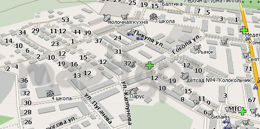 Карта Балтийск Навител