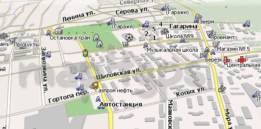 Карта Березовский (Свердловская обл) Навител