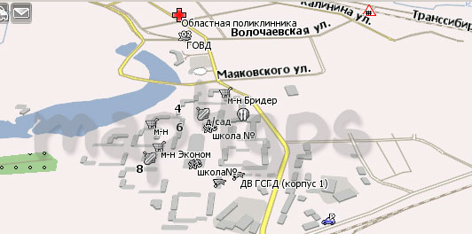 Карта Биробиджан Навител