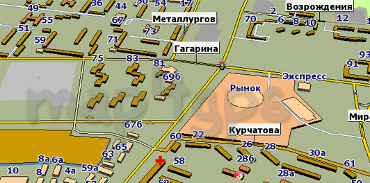 Карта Братск GisRX