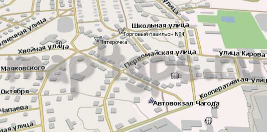Карта Чагода Навител