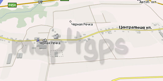 Карта Черная речка Навител