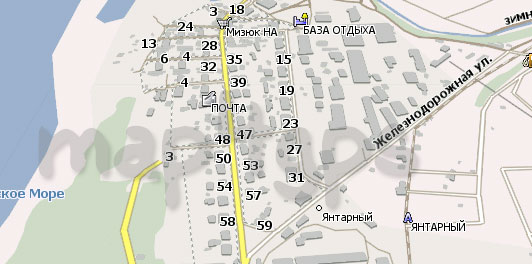 Карта Янтарный Навител
