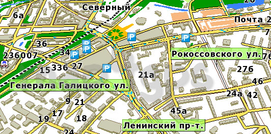 Карта Калининград GisRX