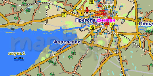 Карта Калининградская область для GisRX