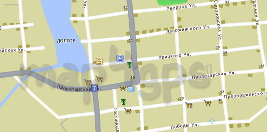 Карта Кириллов TourMap