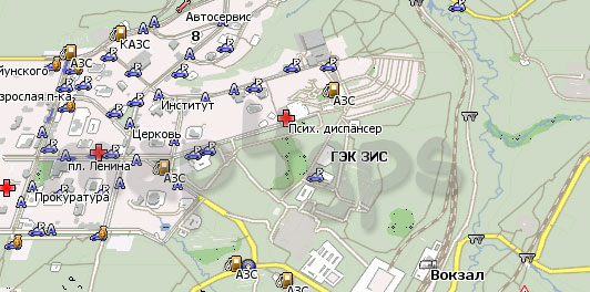 Карта Нерюнгри Навител