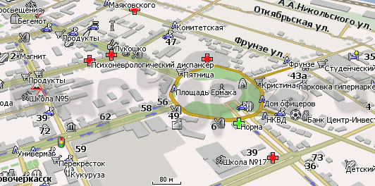 Карта Новочеркасск Навител