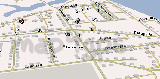 Карта Новоомский Навител
