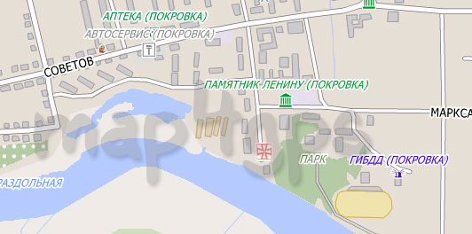 Карта Покровка City Guide