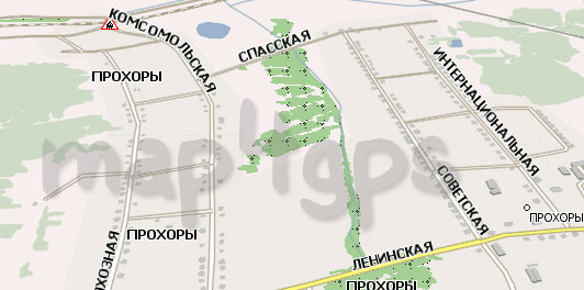 Карта Прохоры Навител