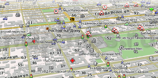 Карта Ростов-на-Дону Навител