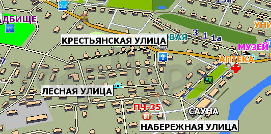 Карта Сямжа GisRX