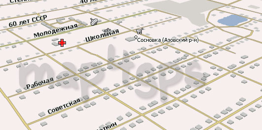 Карта Сосновка Навител