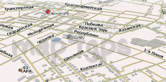 Карта Тара Навител