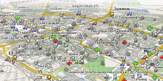 Карта Тюмень Навител Навигатор