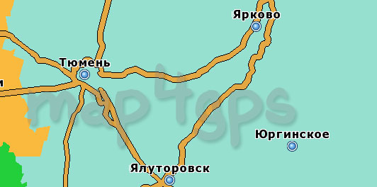 Карта Тюменская область GisRX