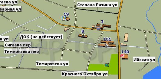 Карта Тулун GisRX
