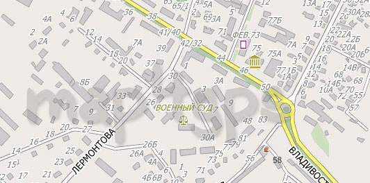 Карта Уссурийск City Guide
