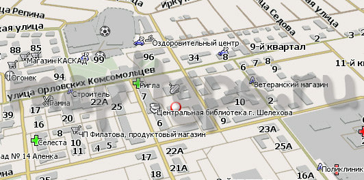 Карта Усть-Ордынского Навител