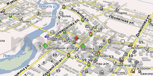 Карта Великие Луки Навител