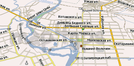 Карта Вышний Волочек и район Навител