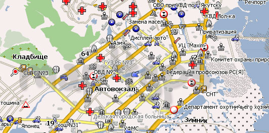 Карта Якутск Навител