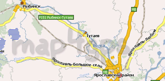 Карта Ярославская область Навител